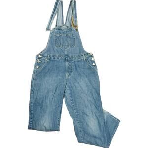 Twiin Sister Bib Overalls Womens Size L Style RJHD-170 Blue Silver Dollar City